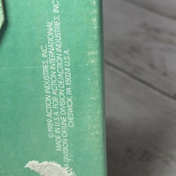 Vintage Christmas Treasure Old Fashioned Whiskey Glasses Set 4 NOS 1989 VTG - Picture 2 of 7